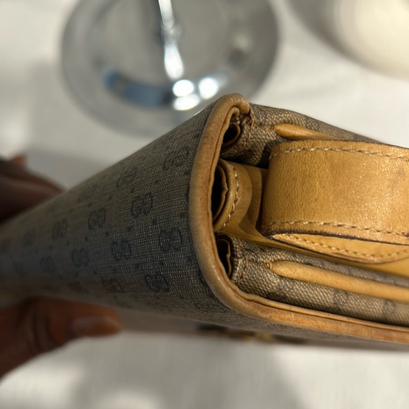 GUCCI Old Vintage Micro GG Logo Hardware Leather Mini Shoulder Bag /cros… - Picture 13 of 15